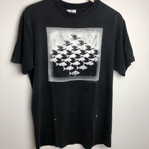 Vintage 1991 Mc Escher single stitch tee
